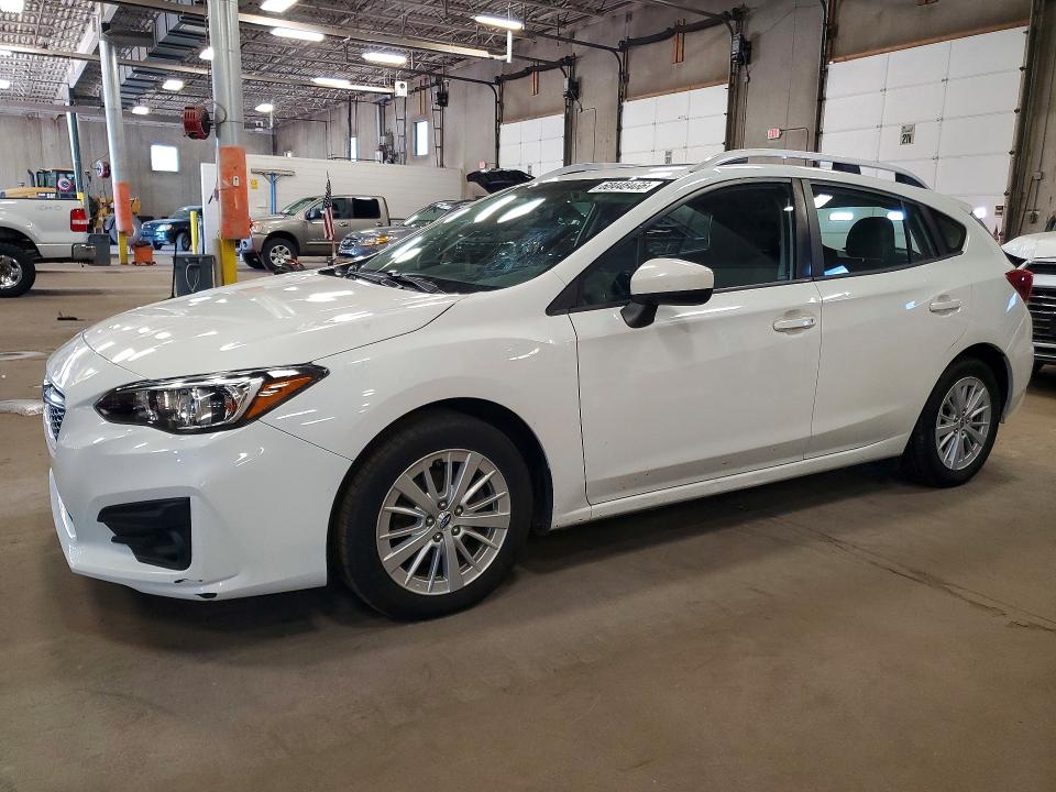2018 Subaru Impreza VIN 4S3GTAD62J3720345 COPART salvage auction — HAIL, Mn - Cert Of Title-Salvage, sold $7,700 on 2026-08-13 (photo 1)
