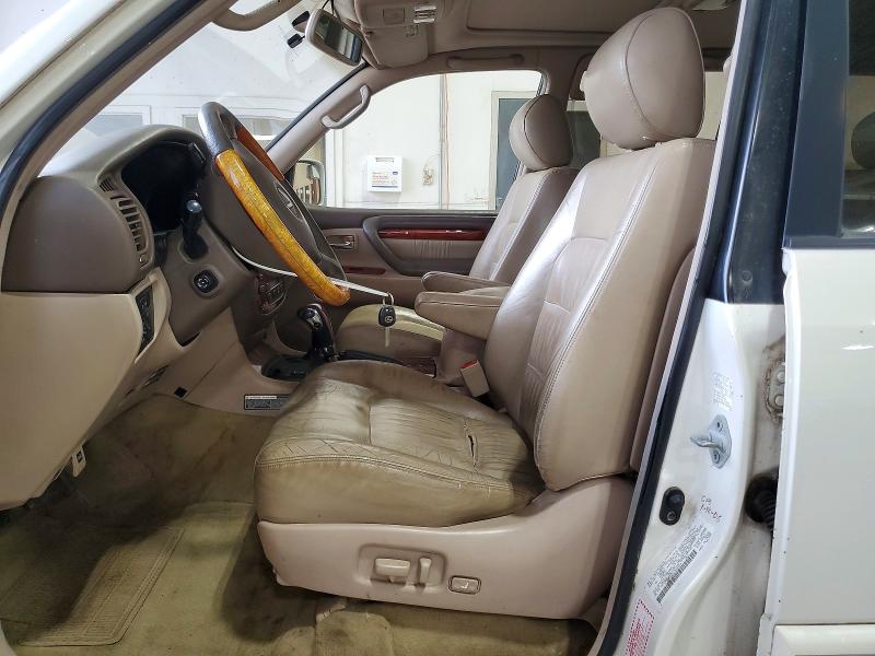 2002 Lexus Lx 470 VIN JTJHT00W623522919 COPART salvage auction — HAIL, MN - CERTIFICATE OF TITLE, sold $1,600 on 2026-07-28 (photo 7)