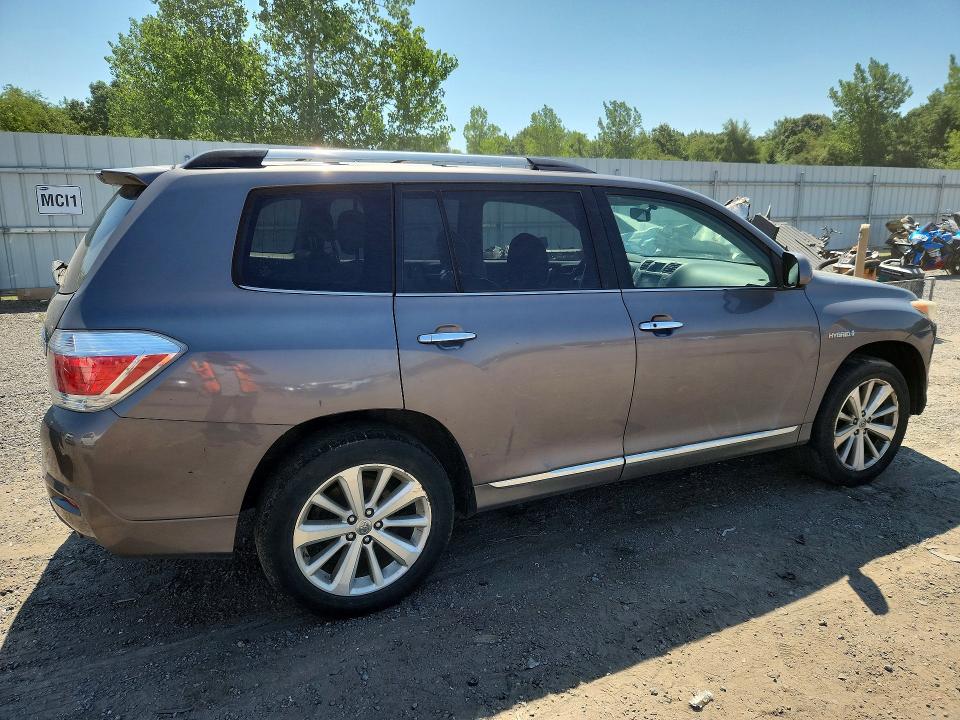2011 Toyota Highlander hybrid VIN JTEDC3EH9B2002891 COPART salvage auction — FRONT END, Ct - Certificate Of Title (P), sold $125 on 2026-07-29 (photo 3)