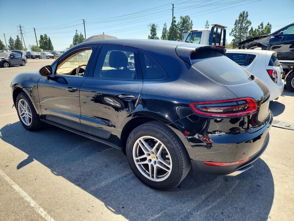 2017 Porsche Macan VIN WP1AA2A53HLB01551 COPART salvage auction — FRONT END, Ca - Salvage Certificate, sold $3,200 on 2026-08-20 (photo 2)