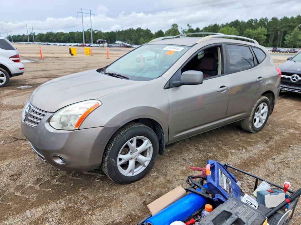 2008 Nissan Rogue sport VIN JN8AS58T78W014887 COPART salvage auction — REAR END, LA - CERT OF TITLE-RECONSTRUCTED (P), sold $750 on 2026-07-24 (photo 1)