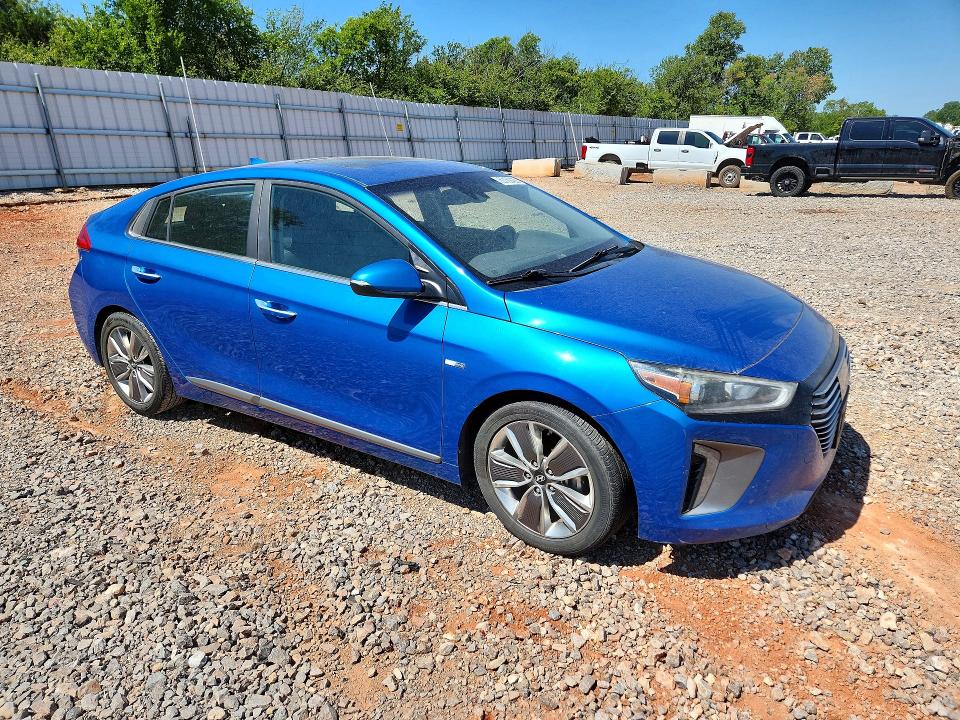 2017 Hyundai Ioniq VIN KMHC05LC5HU026688 COPART salvage auction — FRONT END, Ok - Certificate Of Title, sold $1,100 on 2026-07-28 (photo 4)