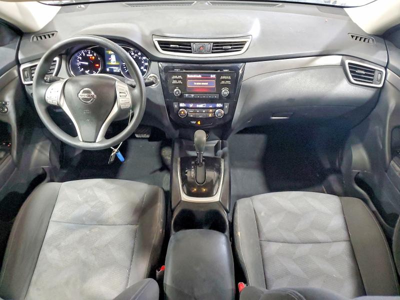2016 Nissan Rogue VIN KNMAT2MTXGP654095 COPART salvage auction — FRONT END, Salvage Title, sold $425 on 2026-07-23 (photo 8)