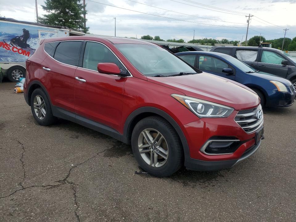 2017 Hyundai Santa fe VIN 5XYZTDLB8HG394954 COPART salvage auction — MINOR DENT/SCRATCHES, Wi - Certificate Of Title, sold $1,550 on 2026-07-14 (photo 4)