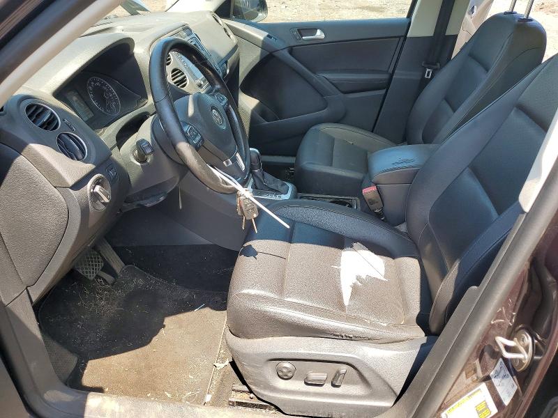 2016 Volkswagen Tiguan VIN WVGBV7AX9GW566059 COPART salvage auction — MECHANICAL, Ct - Certificate Of Title, sold $2,550 on 2026-07-31 (photo 7)