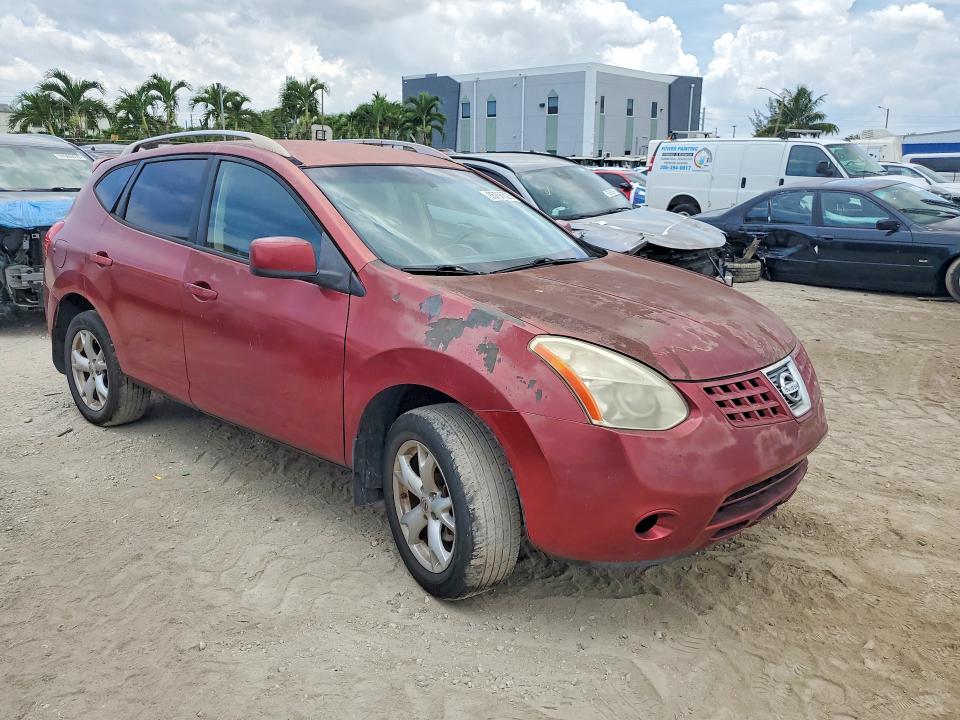 2008 Nissan Rogue VIN JN8AS58T68W013195 COPART salvage auction — MINOR DENT/SCRATCHES, Fl - Cert Of Ttl-Rebuilt&Slvg Rbld, sold $350 on 2026-07-10 (photo 4)