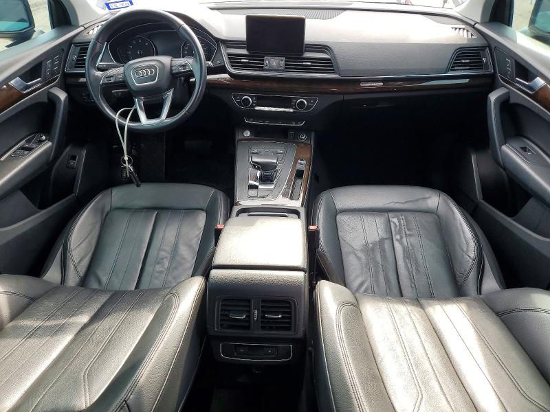 2020 Audi Q5 VIN WA1ANAFY2L2019385 COPART salvage auction — WATER/FLOOD, Tx - Salvage Title-Flood Damage, sold $5,400 on 2026-07-28 (photo 8)