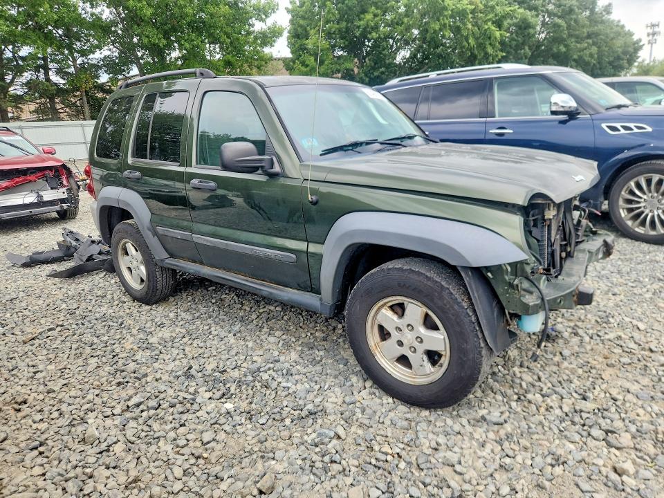 2007 Jeep Liberty (north america) VIN 1J4GL48K07W518646 COPART salvage auction — FRONT END, Ma - Cert Of Title-Reconstrctd Coll, sold $400 on 2026-08-12 (photo 4)