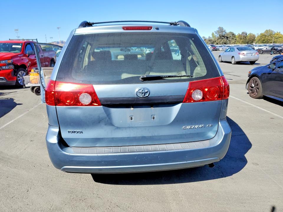 2008 Toyota Sienna VIN 5TDZK23C18S205743 COPART salvage auction — SIDE, Ca - Salvage Certificate, sold $775 on 2026-07-17 (photo 6)