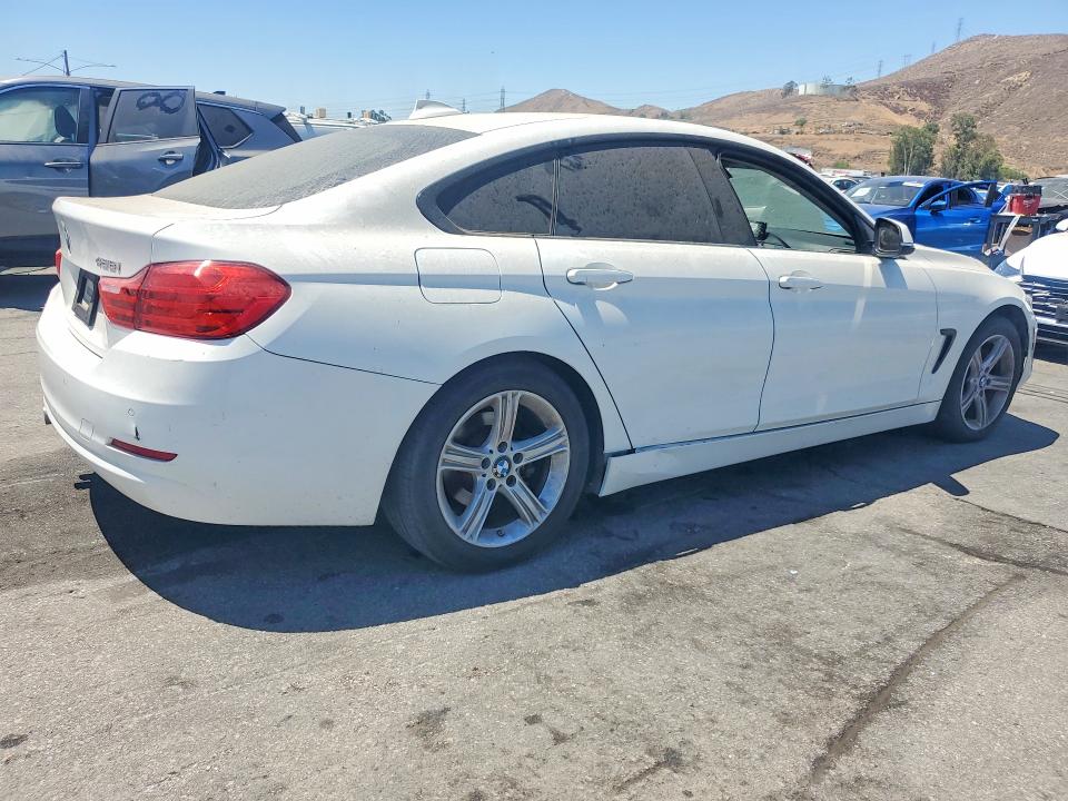 2015 BMW 4er VIN WBA4A9C58FGL85959 COPART salvage auction — VANDALISM, Ca - Salvage Certificate, sold $825 on 2026-07-23 (photo 3)