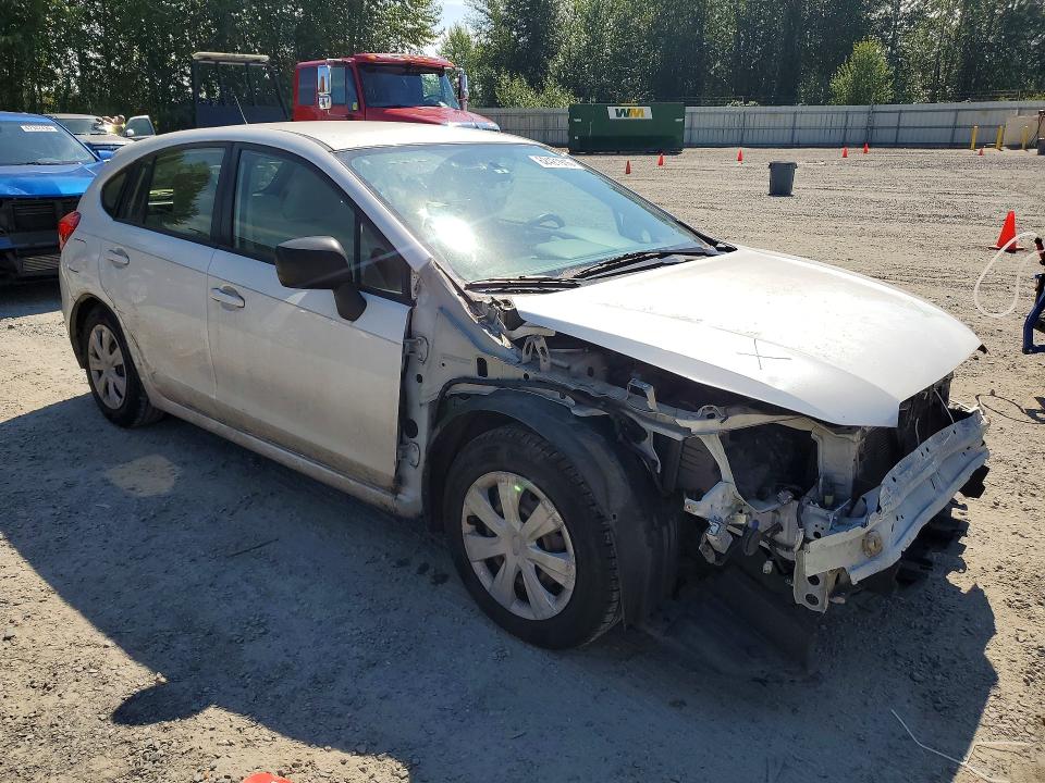 2013 Subaru Impreza VIN JF1GPAA69DH204845 COPART salvage auction — FRONT END, WA - BILL OF SALE, sold $875 on 2026-07-27 (photo 4)