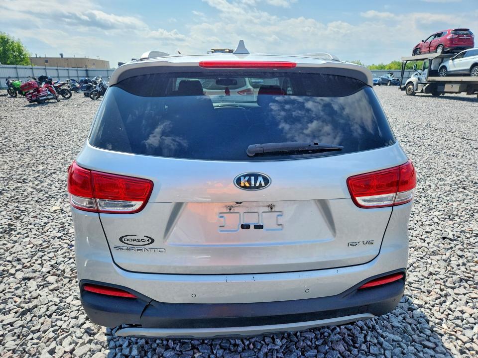 2016 Kia Sorento VIN 5XYPHDA51GG143293 COPART salvage auction — FRONT END, WI - CERTIFICATE OF TITLE, sold $1,500 on 2026-07-20 (photo 6)