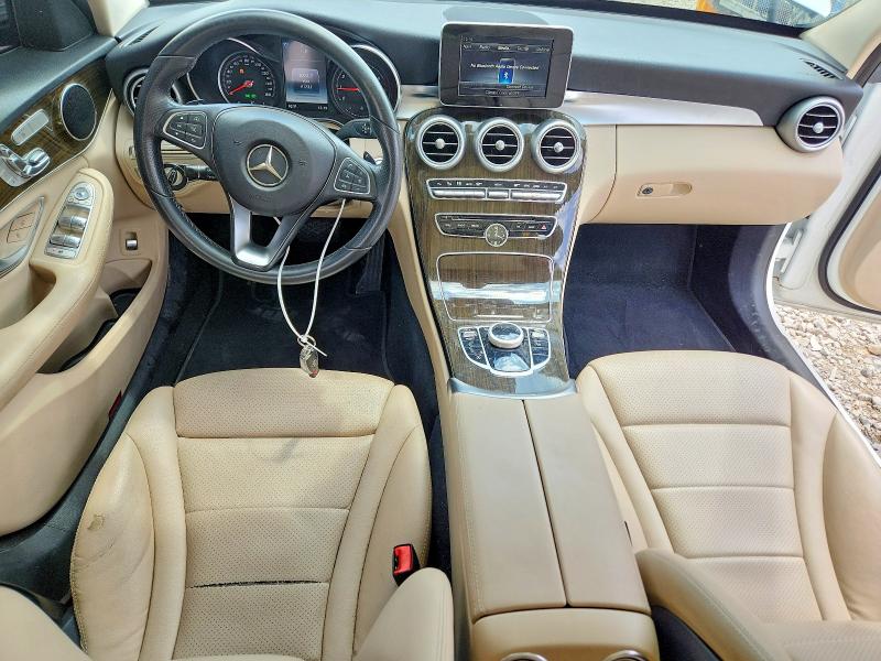 2018 Mercedes-benz C-klasse VIN WDDWF4KB3JR413905 COPART salvage auction — MECHANICAL, Oh - Certificate Of Title, sold $6,500 on 2026-07-28 (photo 8)