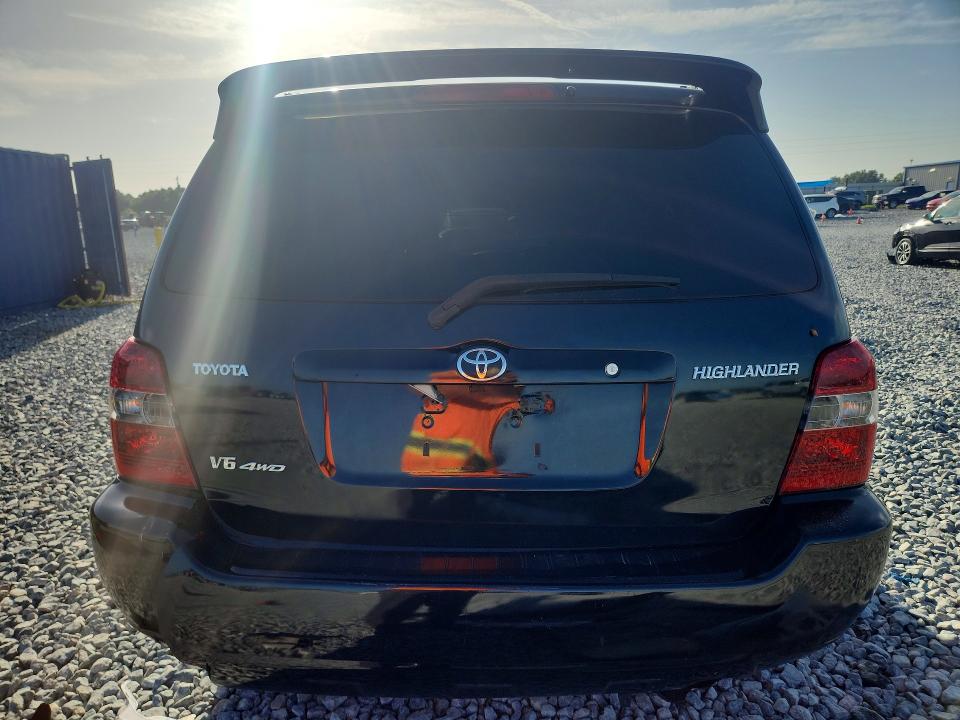 2006 Toyota Highlander VIN JTEEP21A160155343 COPART salvage auction — FRONT END, FL - CERTIFICATE OF TITLE, sold $350 on 2026-07-21 (photo 6)