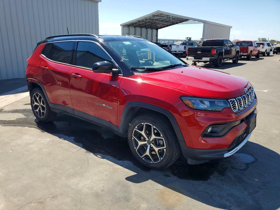 2025 Jeep Compass VIN 3C4NJDCNXST619535 COPART salvage auction — REAR END, IL - CERTIFICATE OF TITLE, sold $350 on 2026-07-27 (photo 4)