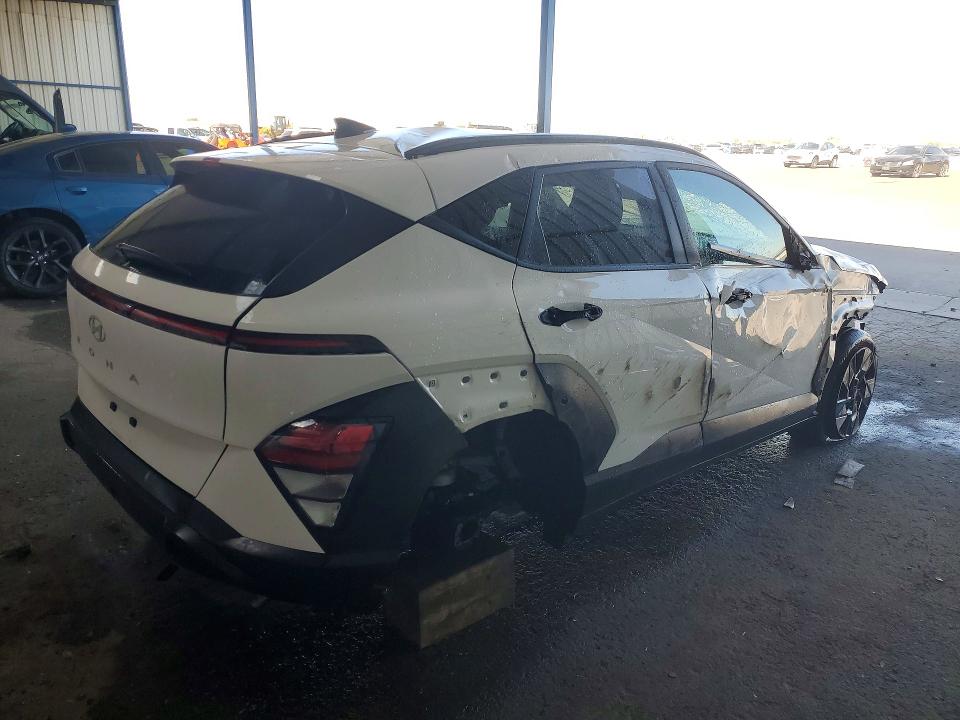2025 Hyundai Kona VIN KM8HB3AB4SU310674 COPART salvage auction — FRONT END, CA - NON-REPAIRABLE VEHICLE CERT (P), sold $1,200 on 2026-07-20 (photo 3)