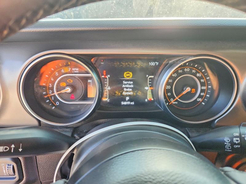 2023 Jeep Wrangler / VIN 1C4HJXDG4PW657343 COPART salvage auction — REAR END, Tx - Salvage Vehicle Title, sold $17,700 on 2026-07-28 (photo 9)