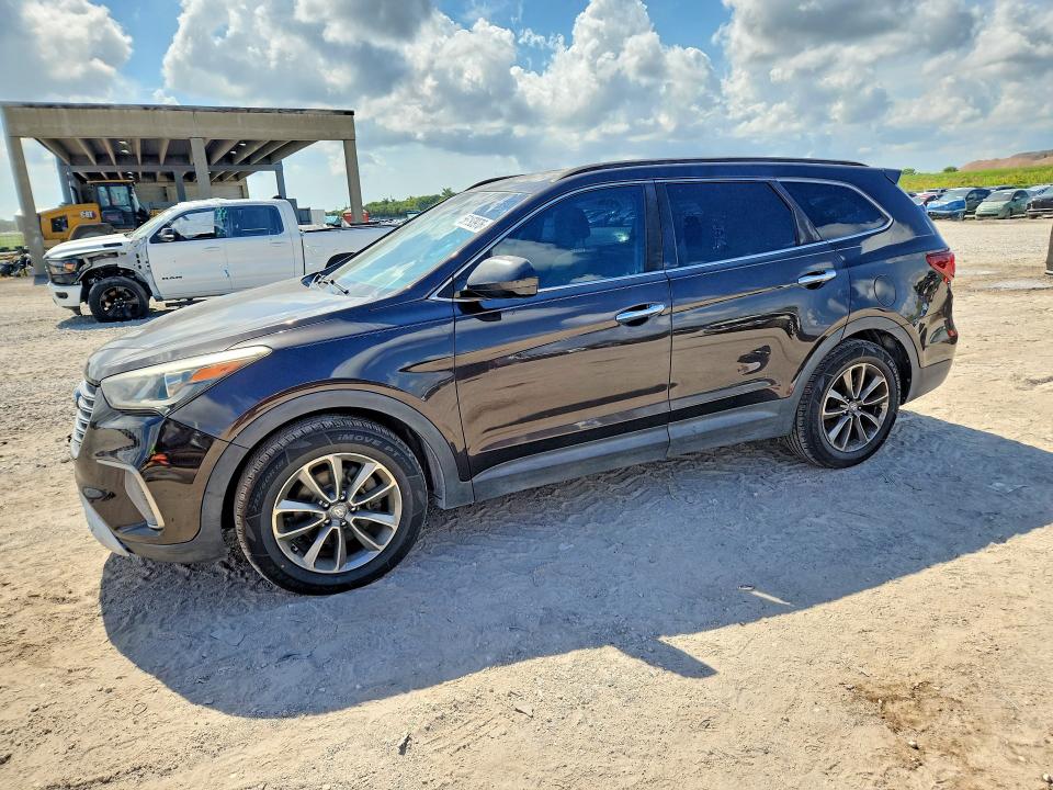 2017 Hyundai Santa fe VIN KM8SM4HF3HU178160 COPART salvage auction — FRONT END, FL - CERTIFICATE OF TITLE, sold $3,450 on 2026-07-21 (photo 1)