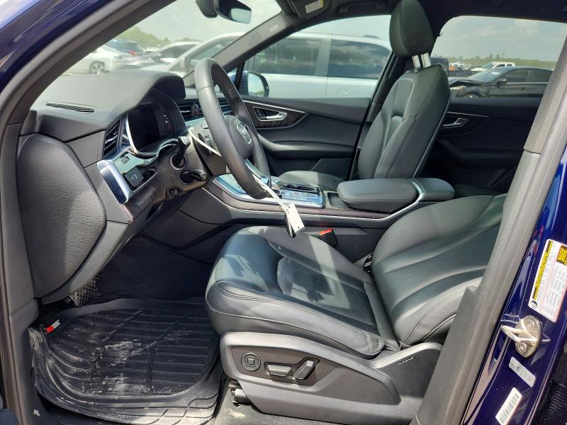 2021 Audi Q7 VIN WA1LJAF75MD025263 COPART salvage auction — WATER/FLOOD, TX - SALVAGE TITLE-FLOOD DAMAGE (P), sold $9,400 on 2026-08-04 (photo 7)