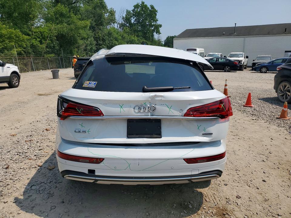 2021 Audi Q5 VIN WA1AAAFY0M2117943 COPART salvage auction — REAR END, Salvage Title, sold $6,700 on 2026-07-22 (photo 6)