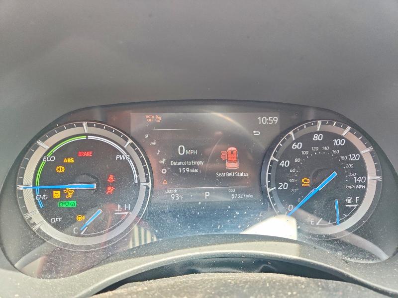 2021 Toyota Highlander VIN 5TDGBRCH5MS033643 COPART salvage auction — FRONT END, Tn - Salvage Certificate, sold $2,050 on 2026-07-27 (photo 9)