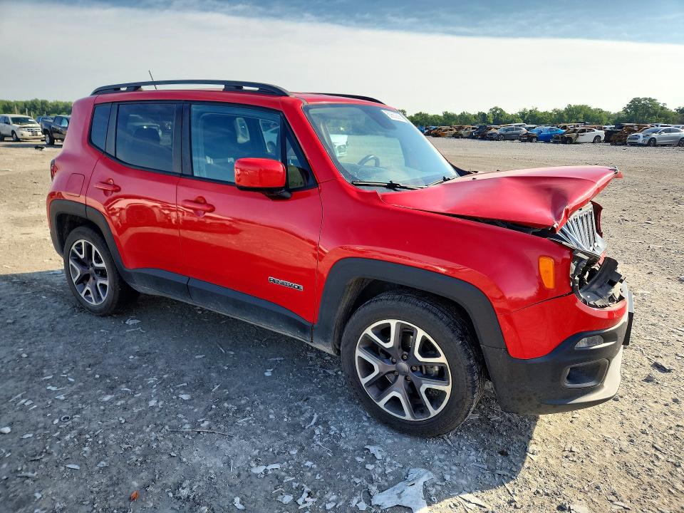2015 Jeep Renegade VIN ZACCJABT0FPB81059 COPART salvage auction — FRONT END, Il - Salvage Certificate, sold $625 on 2026-08-19 (photo 4)