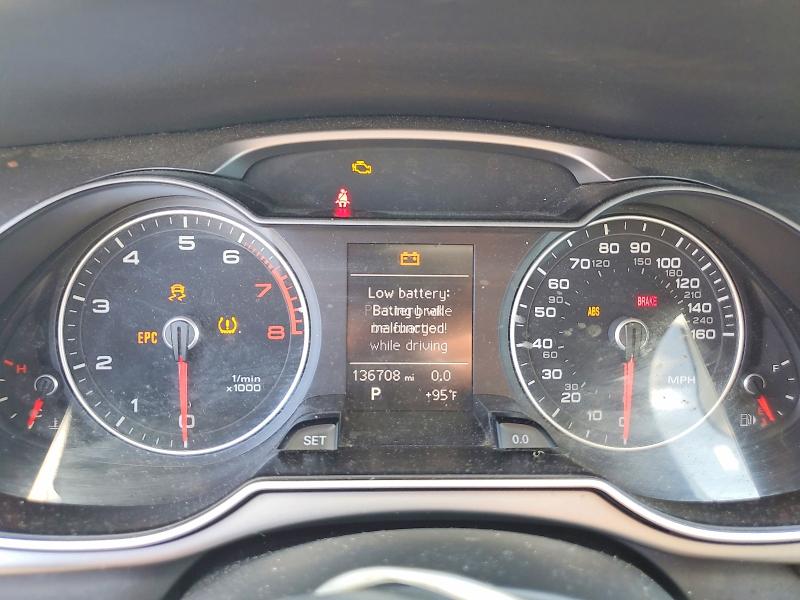 2014 Audi A4 VIN WAUBFAFL5EN032612 COPART salvage auction — FRONT END, PA - CERT OF TITLE, sold $175 on 2026-07-24 (photo 9)