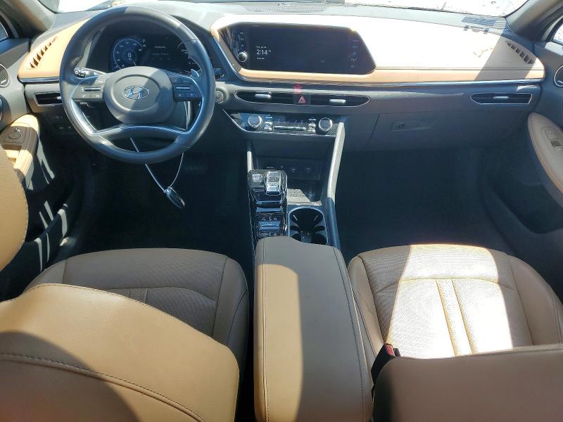 2021 Hyundai Sonata VIN 5NPEH4J24MH104389 COPART salvage auction — FRONT END, MA - CERT OF TITLE-SALVAGE (P), sold $850 on 2026-07-24 (photo 8)