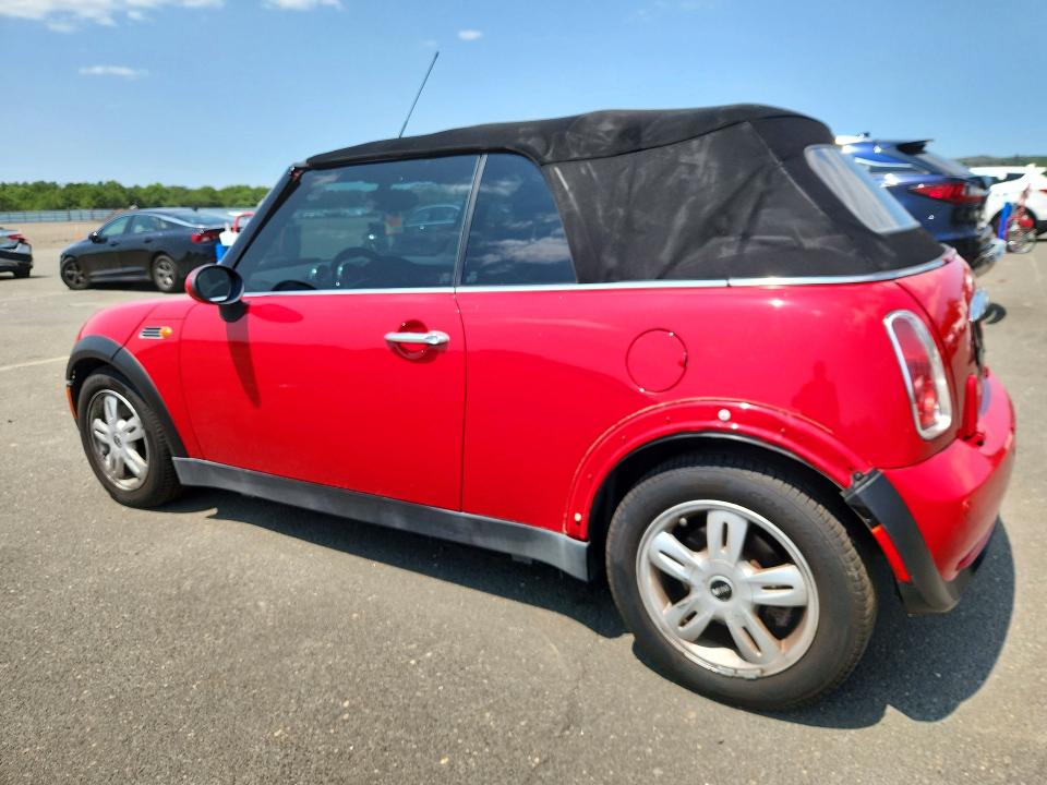 2008 Mini Cooper VIN WMWRF33508TG18153 COPART salvage auction — REAR END, NY - MV-907A SALVAGE CERTIFICATE, sold $450 on 2026-08-03 (photo 2)
