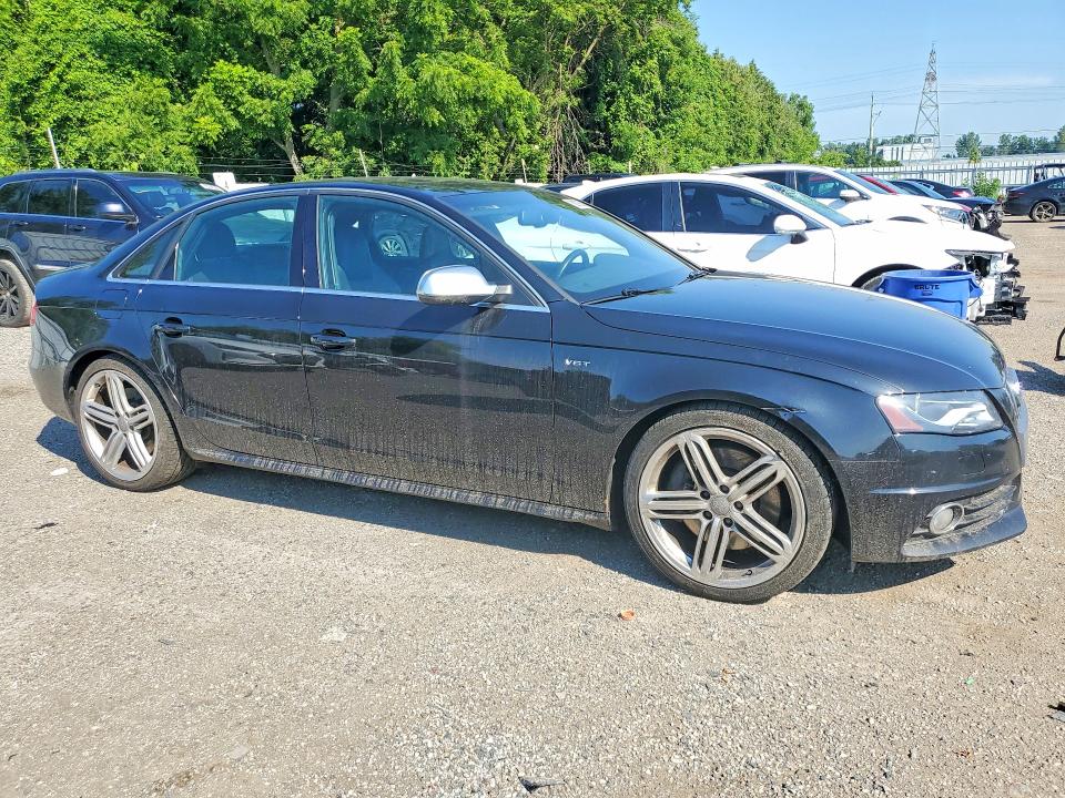 2012 Audi S4 VIN WAUHGCFL2CA118094 COPART salvage auction — SIDE, ON - PERMIT NO BRAND - UNFIT, sold $2,950 on 2026-07-28 (photo 4)
