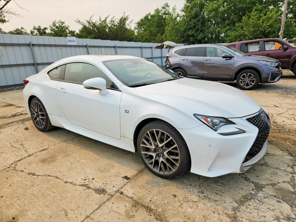 2018 Lexus Rc VIN JTHS85BC2J5004186 COPART salvage auction — WATER/FLOOD, Salvage Title, sold $8,900 on 2026-08-31 (photo 4)
