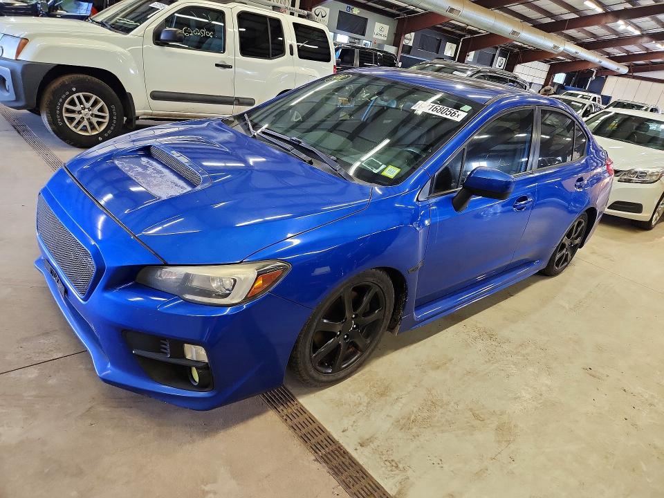 2015 Subaru Wrx VIN JF1VA1J60F8800924 COPART salvage auction — MECHANICAL, Ny - Certificate Of Title (P), sold $4,450 on 2026-07-30 (photo 1)