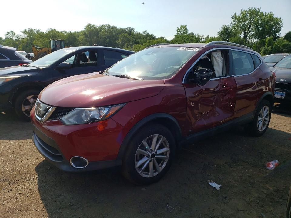 2019 Nissan Rogue VIN JN1BJ1CR8KW330185 COPART salvage auction — SIDE, CT - CERT OF TITLE-SALVAGE, sold $2,750 on 2026-07-17 (photo 1)