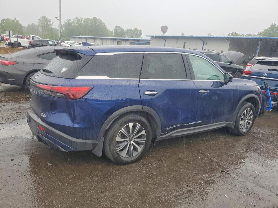 2024 Infiniti Qx60 VIN 5N1DL1ES7RC357353 COPART salvage auction — REAR END, Ny - Mv-907A Salvage Certificate, sold $8,400 on 2026-08-24 (photo 3)