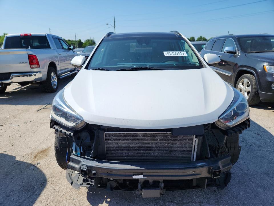 2017 Hyundai Santa fe VIN KM8SRDHF7HU234733 COPART salvage auction — FRONT END, In - Cert Of Title-Salvage Title, sold $350 on 2026-07-24 (photo 5)