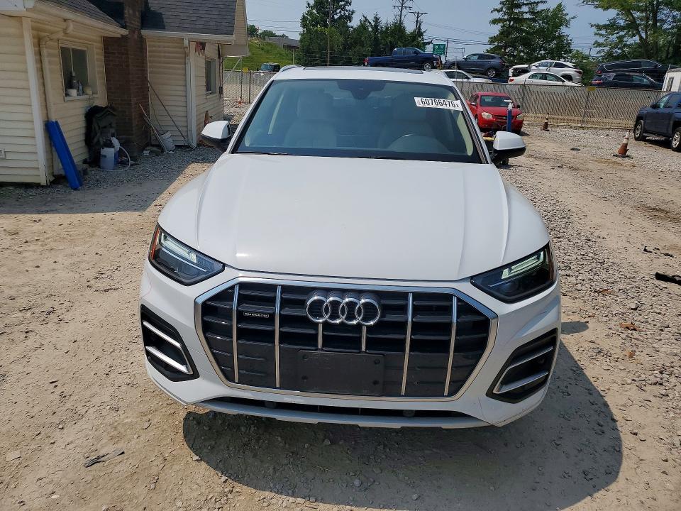 2021 Audi Q5 VIN WA1AAAFY0M2117943 COPART salvage auction — REAR END, Salvage Title, sold $6,700 on 2026-07-22 (photo 5)