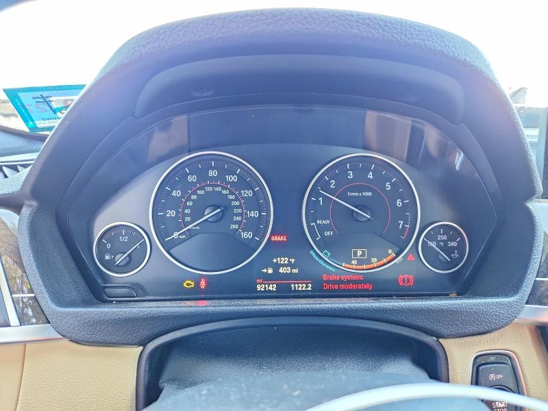 2016 BMW 3er VIN WBA8E3G53GNU01656 COPART salvage auction — FRONT END, Nj - Cert Of Title-Salvage, sold $1,500 on 2026-08-12 (photo 9)