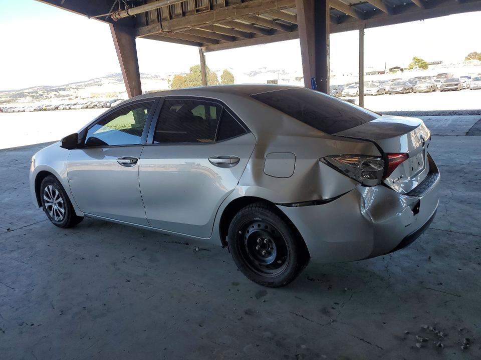 2019 Toyota Corolla VIN 5YFBURHE3KP863336 COPART salvage auction — REAR END, CA - SALVAGE CERTIFICATE, sold $4,900 on 2026-08-20 (photo 2)