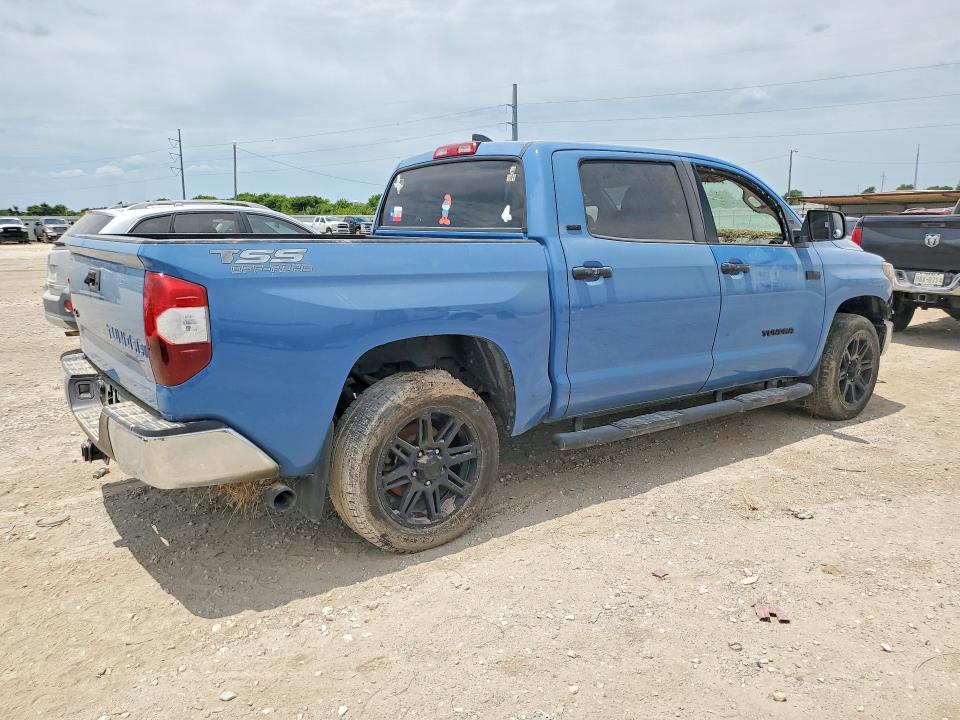 2020 Toyota Tundra VIN 5TFDY5F14LX891221 COPART salvage auction — WATER/FLOOD, Tx - Salvage Title-Flood Damage, sold $10,600 on 2026-07-29 (photo 3)