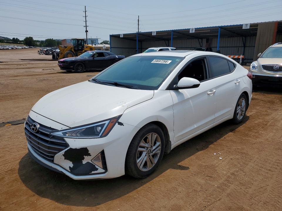 2020 Hyundai Elantra VIN 5NPD84LF1LH629369 COPART salvage auction — HAIL, Ca - Salvage Certificate, sold $275 on 2026-07-22 (photo 1)