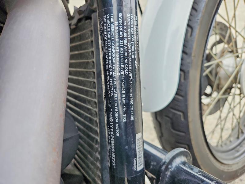 2021 Harley-davidson Street bob VIN 1HD1YYK24MB015233 COPART salvage auction — MINOR DENT/SCRATCHES, Ca - Salvage Certificate, sold $2,550 on 2026-07-31 (photo 8)