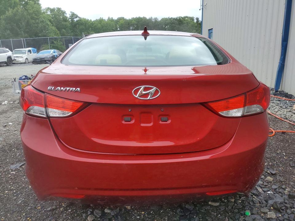 2013 Hyundai Elantra VIN KMHDH4AE7DU535915 COPART salvage auction — SIDE, WV - CERTIFICATE OF TITLE, sold $200 on 2026-07-28 (photo 6)