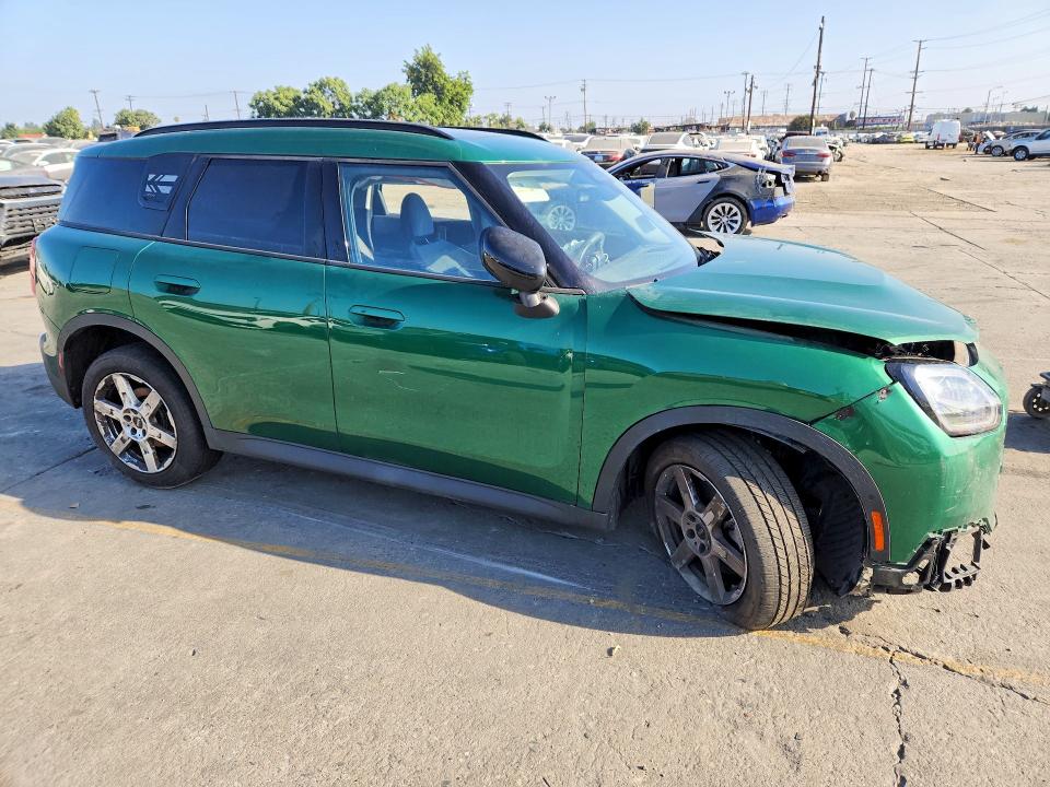2025 Mini Cooper VIN WMZ23GA08S7P56936 COPART salvage auction — FRONT END, Ca - Dis/Dlr/Exp Only Clean Title, sold $8,700 on 2026-08-04 (photo 4)