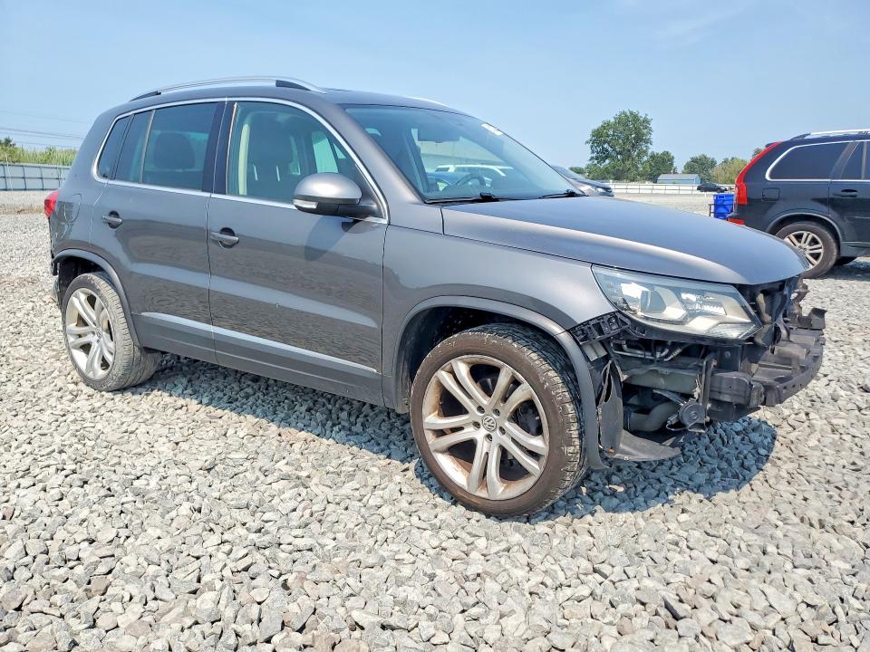2013 Volkswagen Tiguan VIN WVGBV3AX6DW587410 COPART salvage auction — FRONT END, Oh - Cert Of Title-Salvage, sold $1,300 on 2026-08-06 (photo 4)