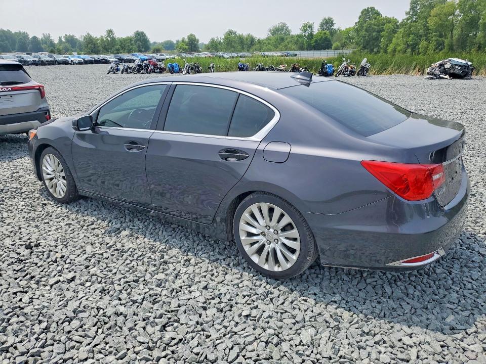 2014 Acura RLX VIN JH4KC1F7XEC006726 COPART salvage auction — HAIL, Oh - Cert Of Title-Salvage, sold $90 on 2026-07-30 (photo 2)
