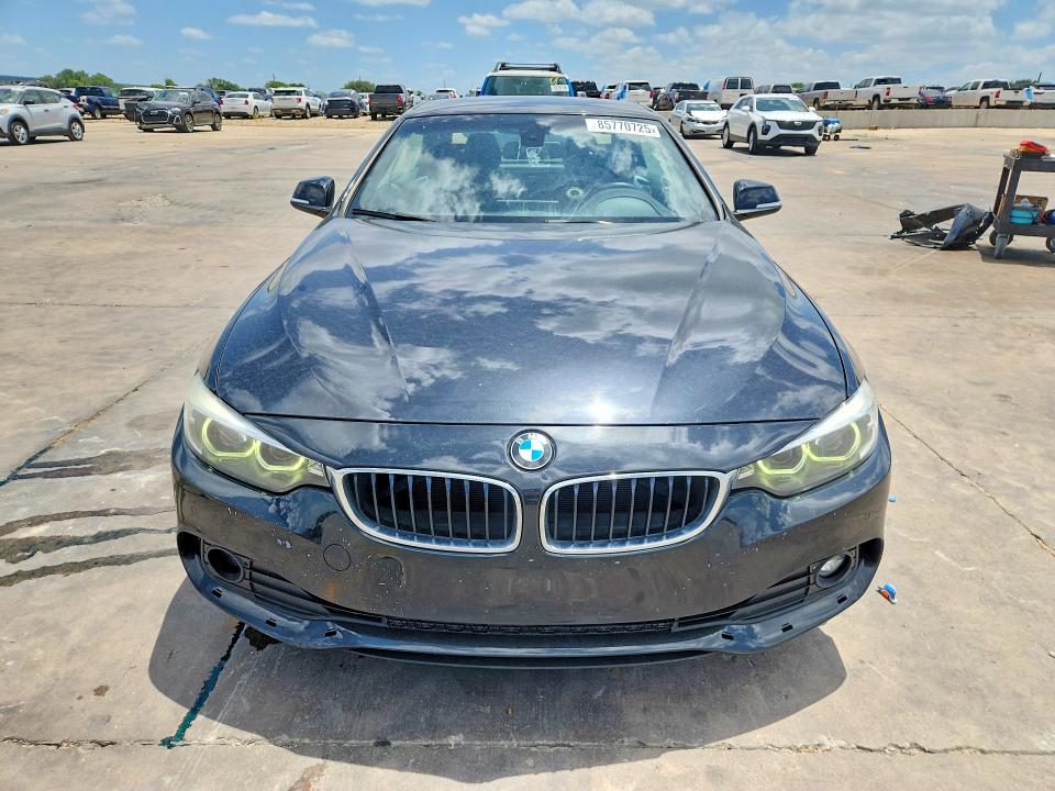 2018 BMW 4er VIN WBA4Z1C57JEC58637 COPART salvage auction — WATER/FLOOD, Tx - Salvage Title-Flood Damage, sold $350 on 2026-07-09 (photo 5)