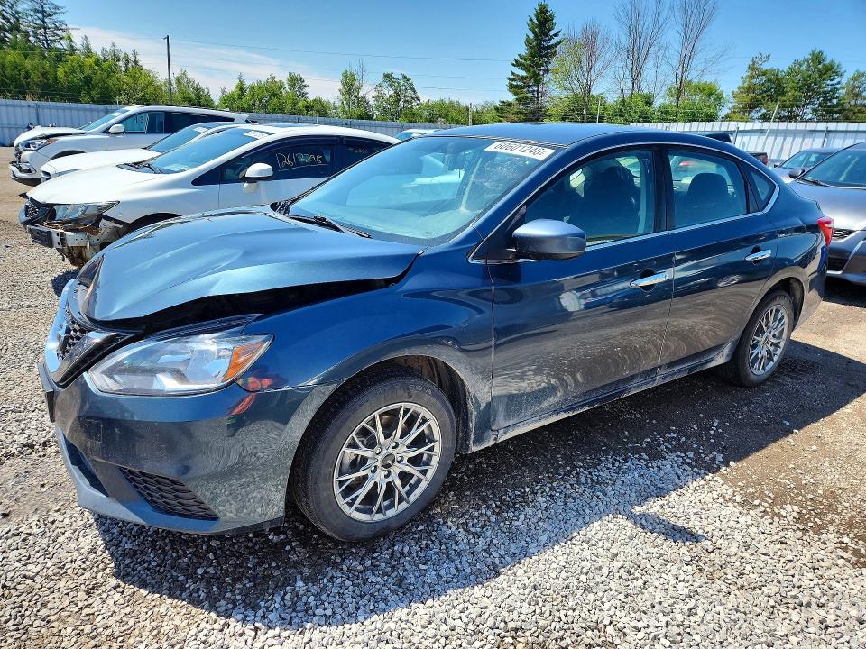 2018 Nissan Sentra VIN 3N1AB7AP6JY301272 COPART salvage auction — FRONT END, ON - PERMIT SALVAGE, sold $500 on 2026-07-23 (photo 1)