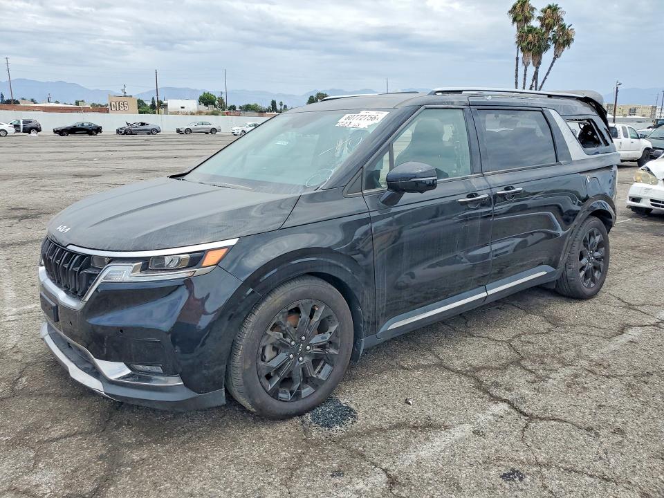 2023 Kia Carnival VIN KNDNE5H33P6299199 COPART salvage auction — REAR END, Ca - Salvage Certificate (P), sold $1,500 on 2026-07-21 (photo 1)