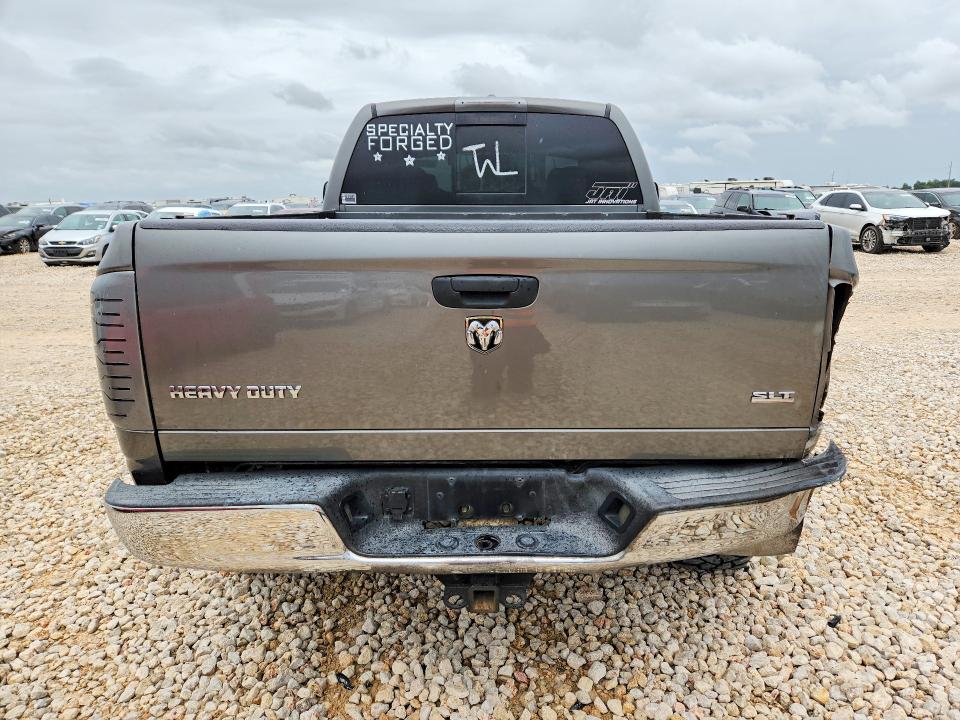 2006 Dodge Ram VIN 3D7KS28C96G140622 COPART salvage auction — REAR END, Tx - Salvage Vehicle Title, sold $2,100 on 2026-07-30 (photo 6)