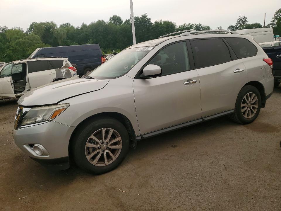 2015 Nissan Pathfinder VIN 5N1AR2MM5FC667295 COPART salvage auction — MINOR DENT/SCRATCHES, CT - CERTIFICATE OF TITLE (P), sold $1,000 on 2026-07-20 (photo 1)